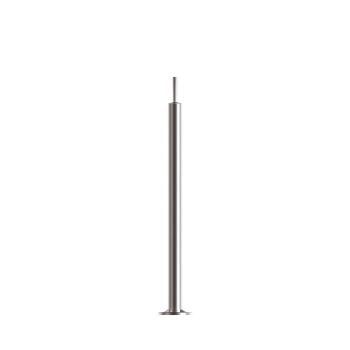 Pfosten Boden 42,4 Geländer Balkon Treppengeländer Steher Rundrohr Edelstahl V2A